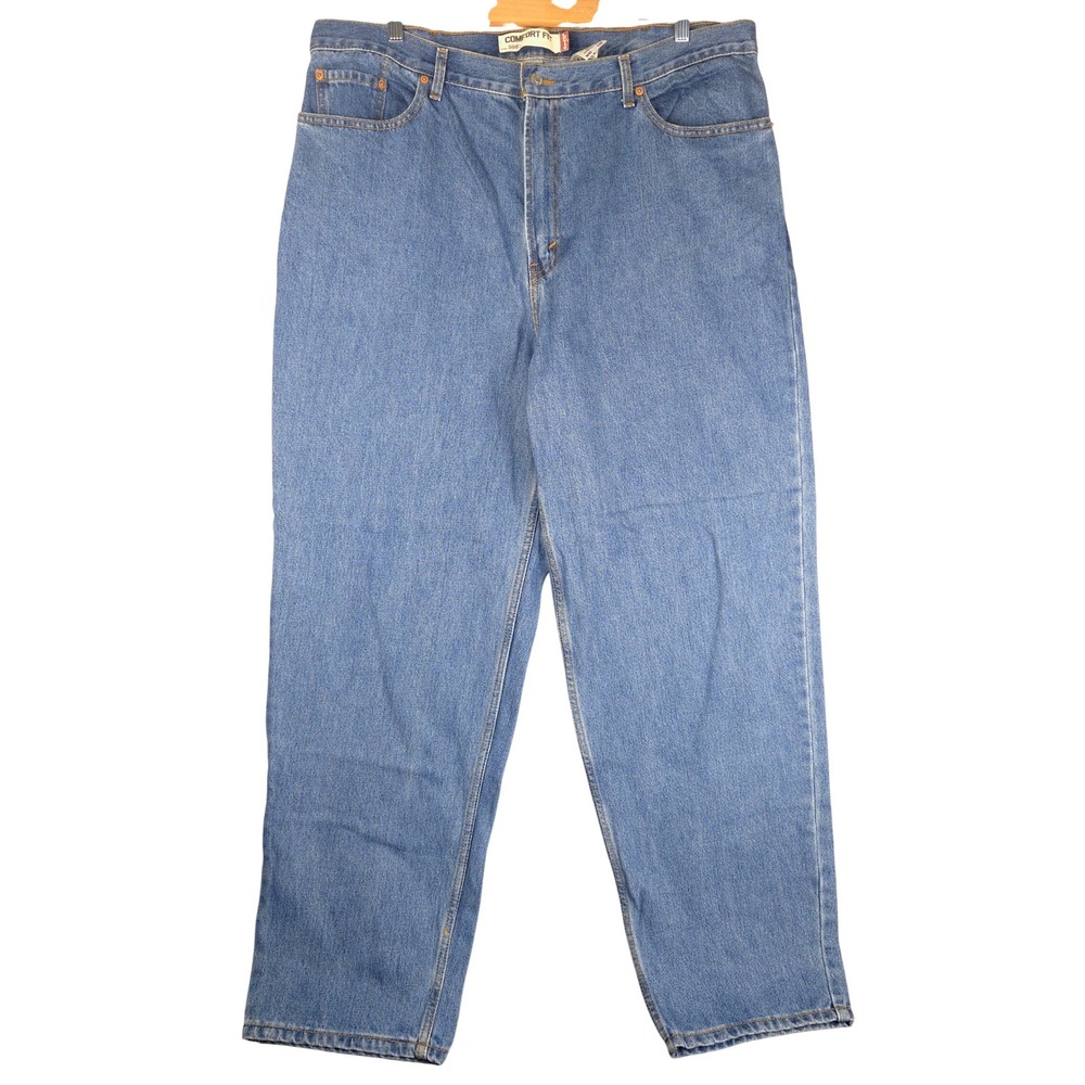 Levis 560 Comfort Fit Jeans Mens 42x32 Loose Blue Denim Tapered Leg